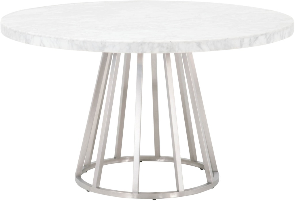 Essentials for Living Dining Room Turino 54" Round Dining Table Carrera